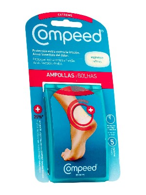 Compeed extreme ampollas medianas 5 unid