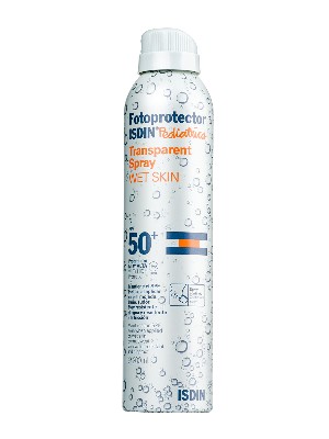 Fotoprotector isdin pediatrics transparente spray wet skin 50+ 250 ml