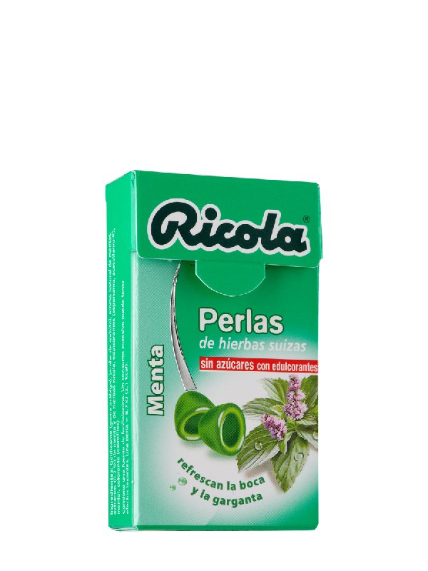 Ricola perlas menta