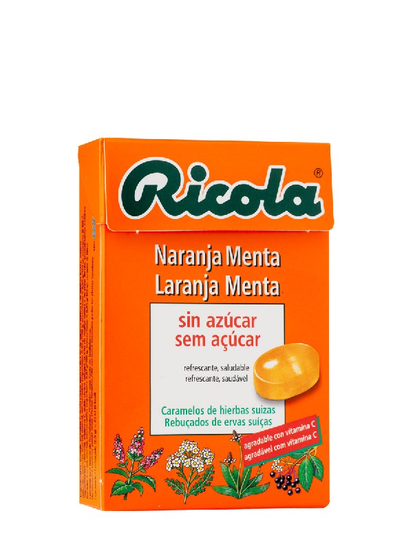 Ricola caramelo naranja