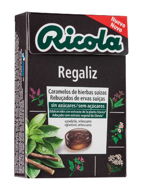 Ricola caramelo regaliz