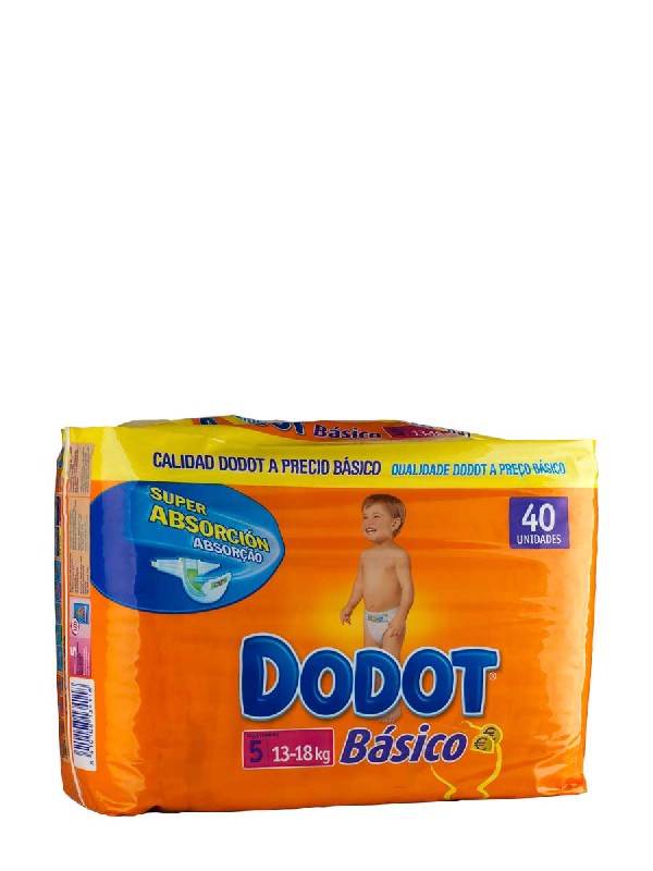 Dodot básico t5 40 unidades