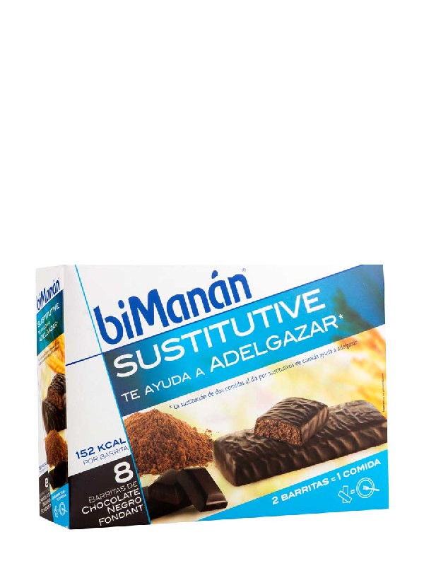 Bimanán barritas de chocolate fondant, 8 unidades