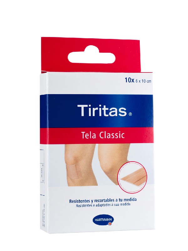 Tiritas classic 6 x 10 cm, 10 unidades