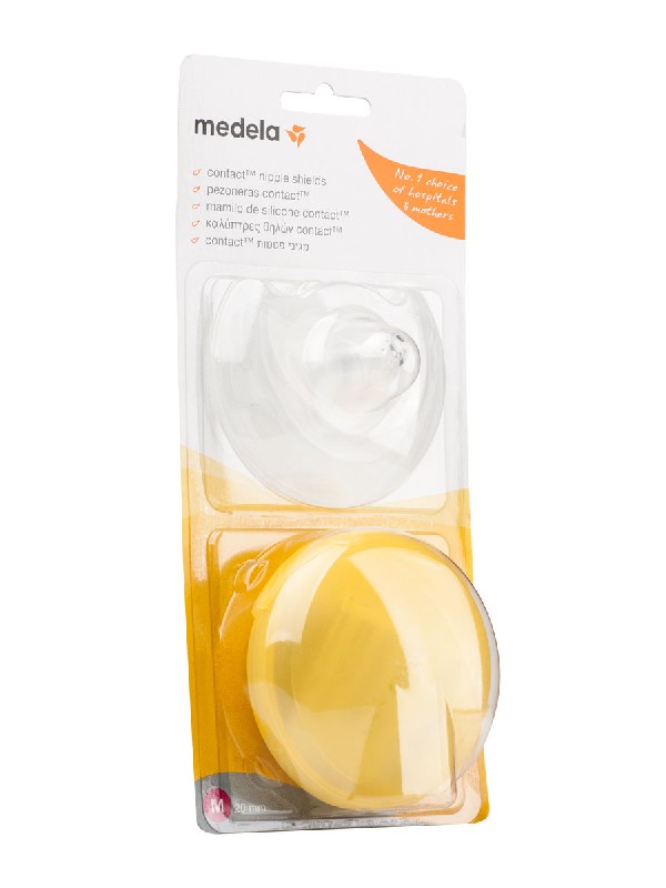 Medela pezonera silicona t- m 20 mm 2 unidades