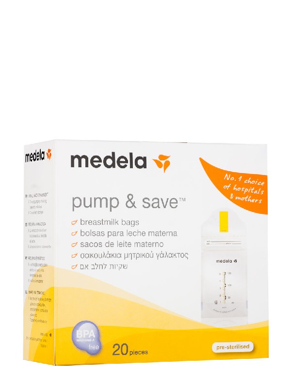 Medela bolsas para leche materna 20 unidades