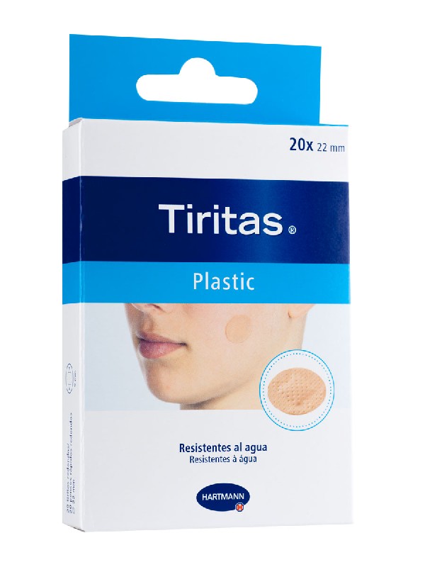 Tiritas plastic aposito adhesivo redondas 22 mm