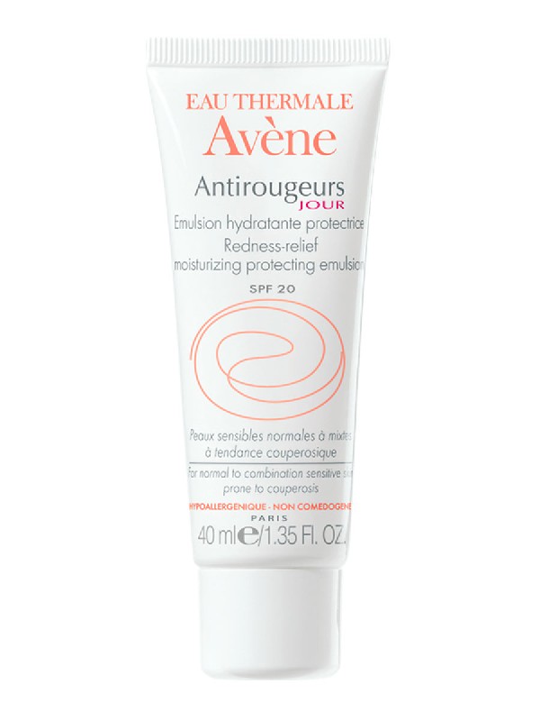 Emulsión hidratante protectora antirrojeces día spf 20. avène.40ml.