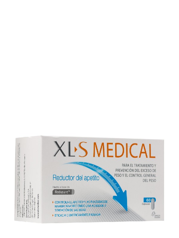 Xls medical reductor de apetito 60 cápsulas