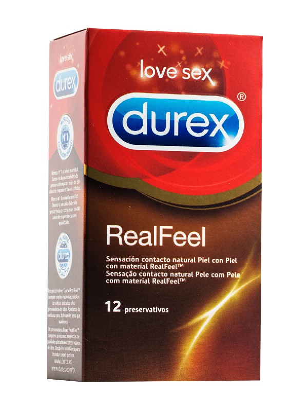 Preservativos real feel, 12 unidades