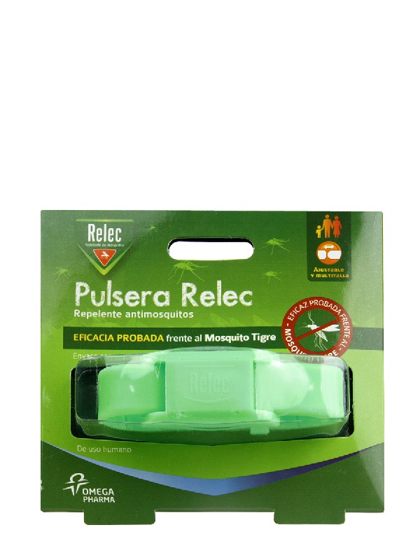 Pulsera antimosquitos relec color verde