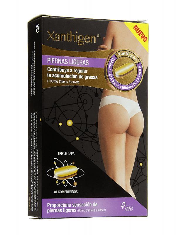 Piernas ligeras xanthigen 40 comprimidos