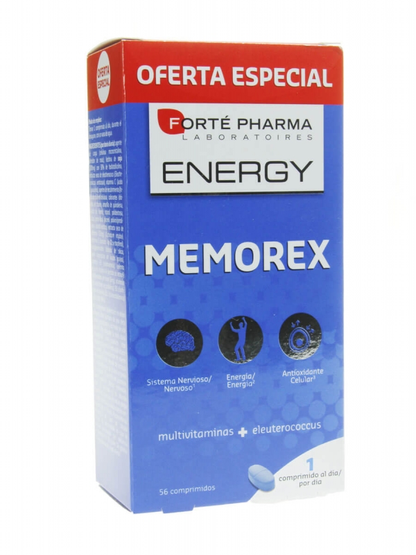 Forte Memorex Forte Pharma 60 Cápsulas - Distribuidor Parafarmacia