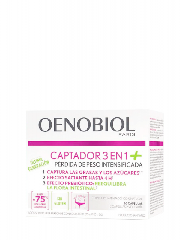Oenobiol perdida de peso intensificada captador 3 en 1