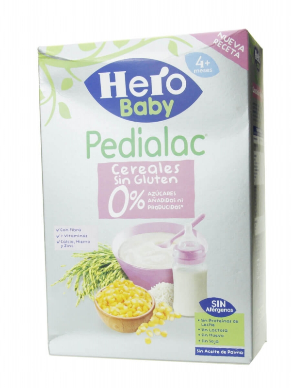 Hero baby pedialac cereales sin gluten 340 g. Comprar a precio en oferta