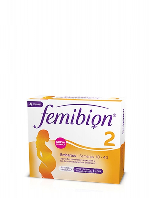 Femibion 2 Embarazo con Ácido Fólico 28 cápsulas + 28 comprimidos