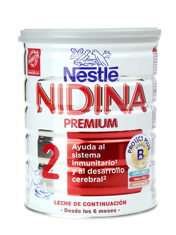 Nestlé nidina 2 premium leche de continuación 800 gr. Comprar a precio en  oferta