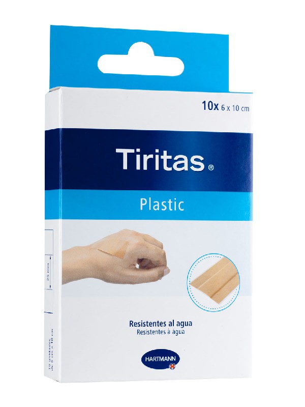 Tiritas plastic apósito adhesivo 1 m x 6 cm