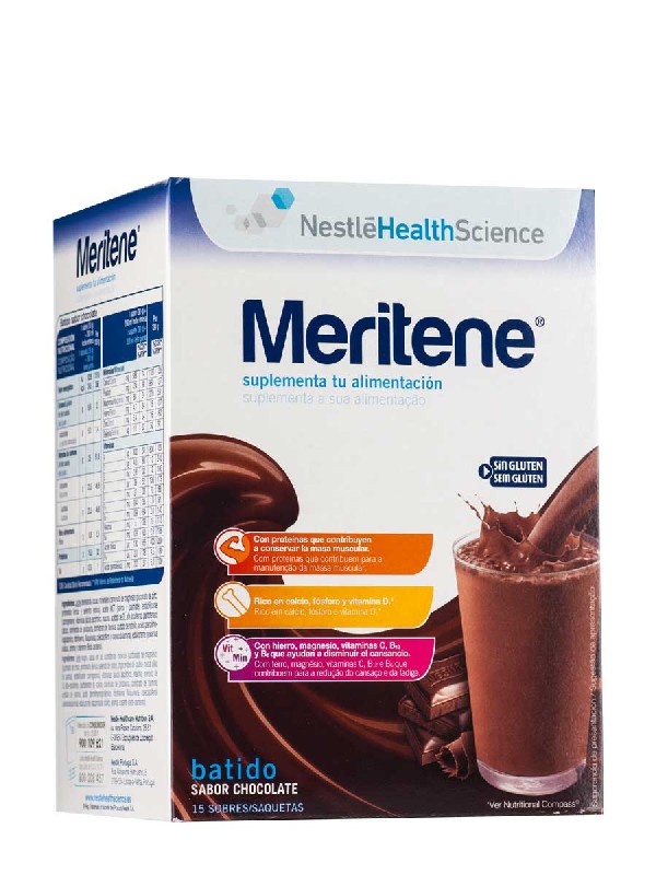 Meritene chocolate 30g 15 sobres