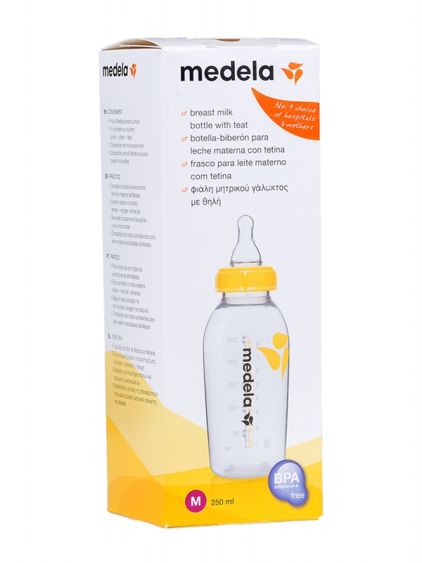 Medela biberon botella con tetina 250 ml