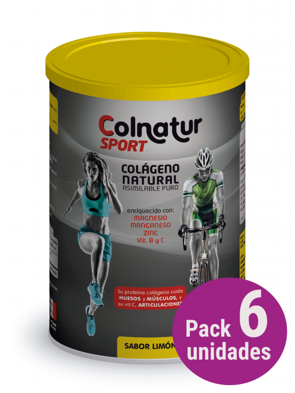Pack 6 unidades colnatur sport limón